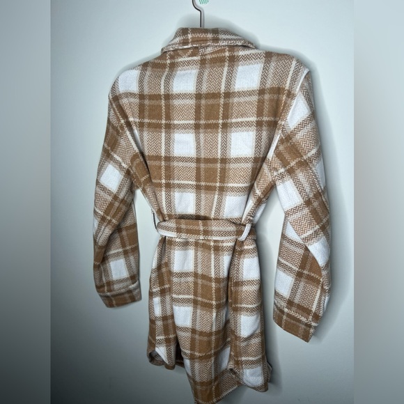 Long Line Plaid Shacket - Picture 2 of 4